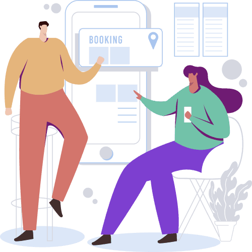 Meril Booking Illustration